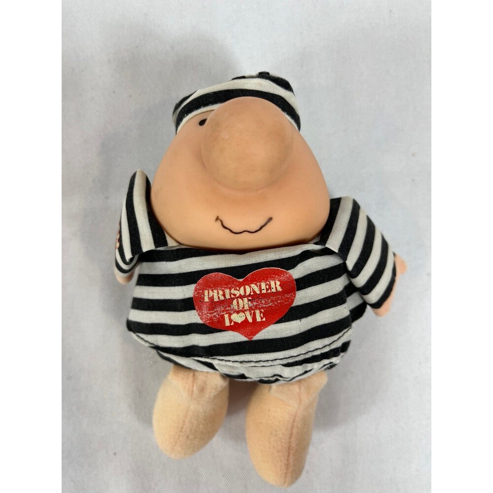 Vtg 80s Ziggy Cartoon Comic Strip Plush Prisoner of Love